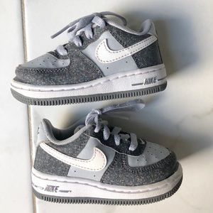Nike Air Force 1 |  Grey and  White | Baby 5C